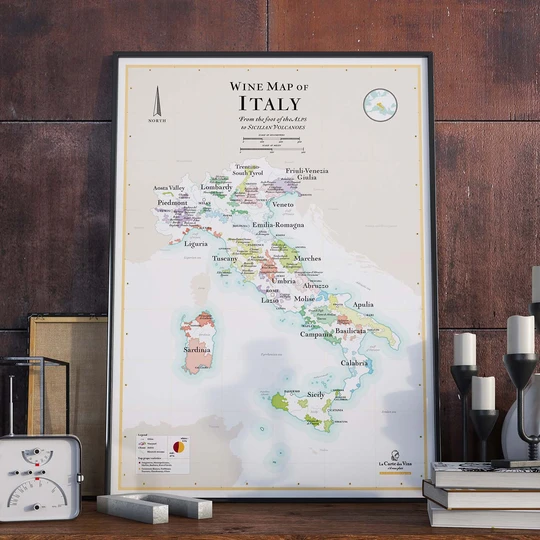 Carte des Vins d'Italie