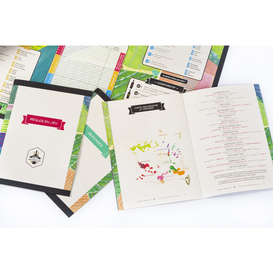 Mystères & bonnes bouteilles (livraison offerte)