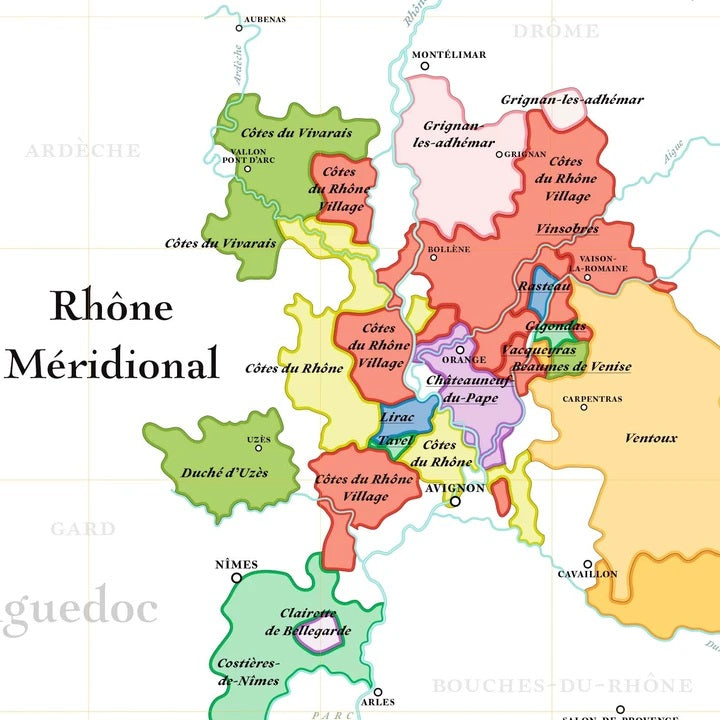 La Carte des Vins du Rhône