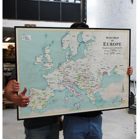 European Wine map  XL