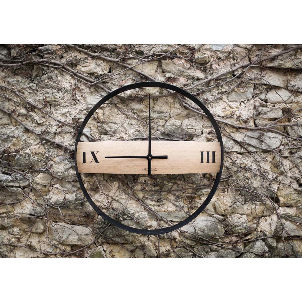 Horloge BARRIQUE Epurée