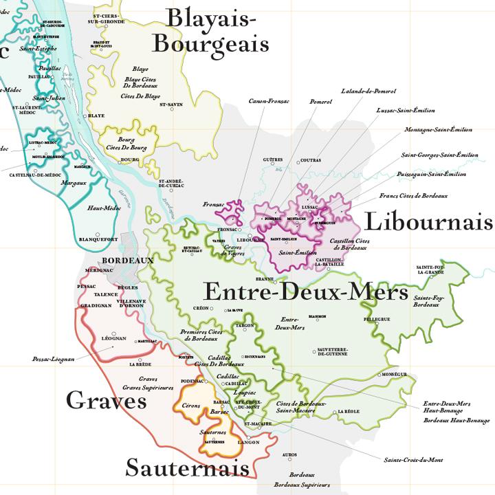 La Carte des Vins de Bordeaux
