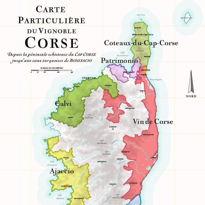 La Carte des Vins de Corse