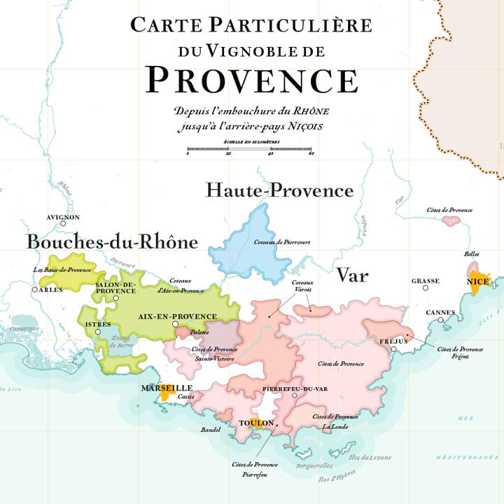 La Carte des Vins de Provence